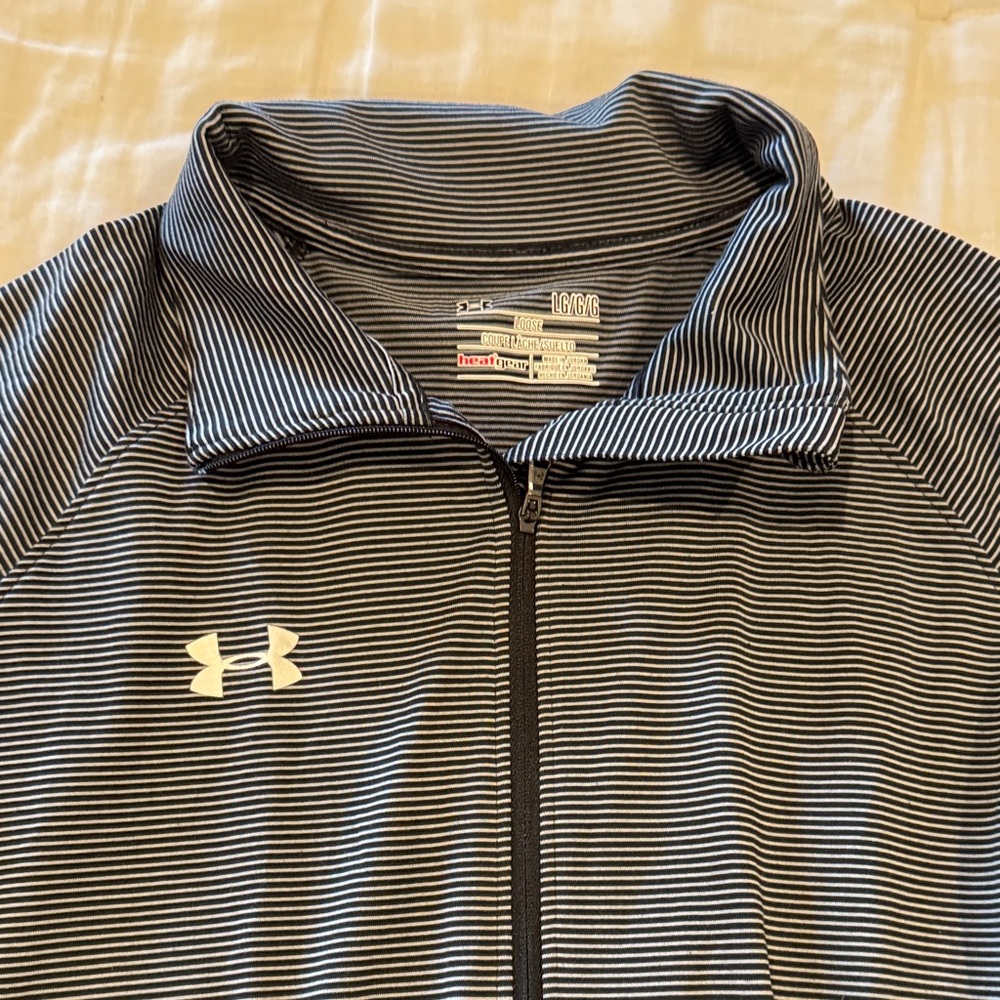 Under Armour Navy and Gray Performance Jacket - Picture 3 of 4